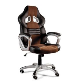 Fotel Unique gamingowy DYNAMIQ V15 czarny/brązowy 1 szt