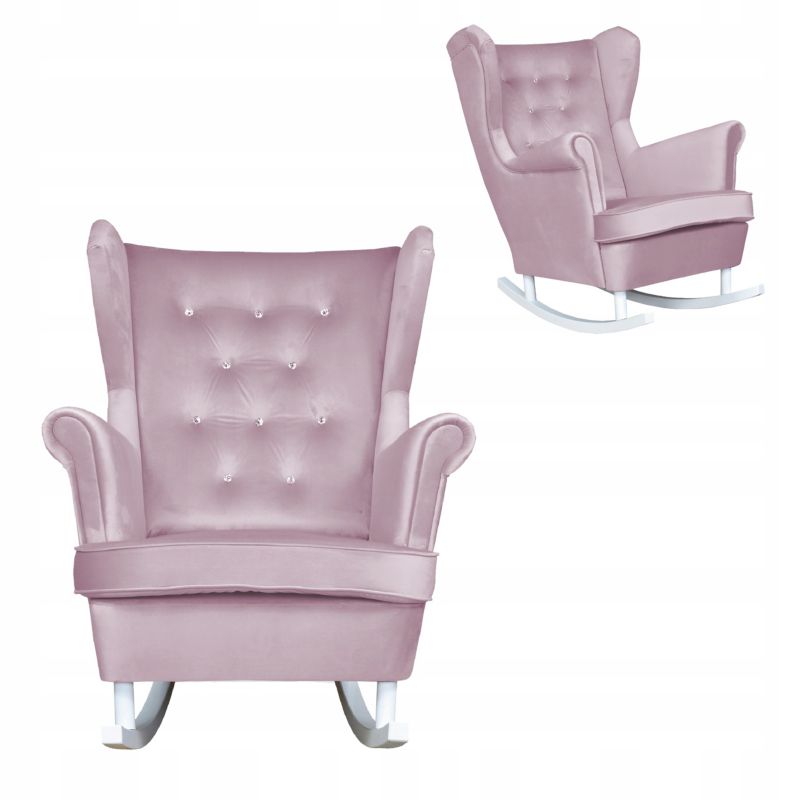 Fotel uszak do salonu bujany Family Meble Diana liliowy 1szt
