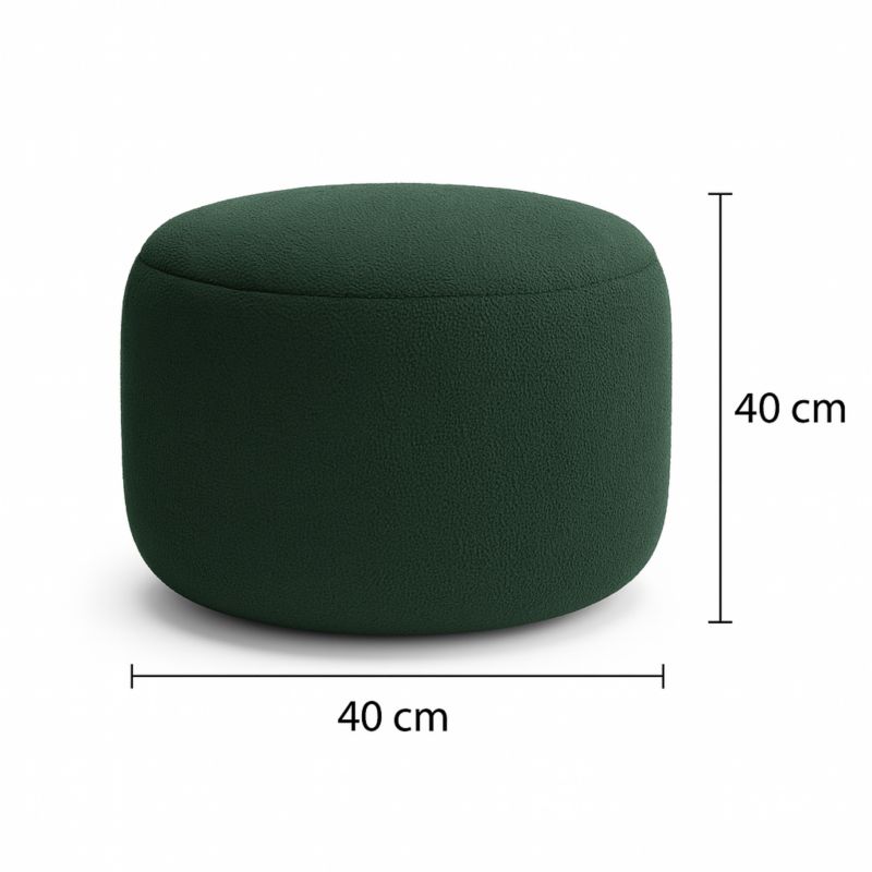 Fotel uszak i pufa Sofello boucle 1 szt