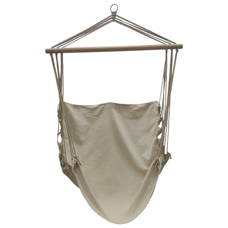 Fotel wiszący Mirpol hamakowy beżowy 1 szt.
