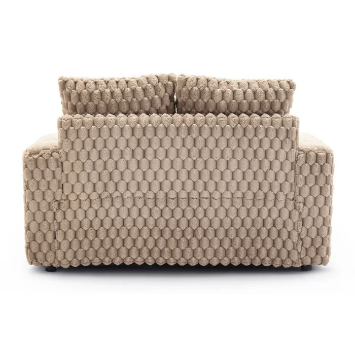 Fotel Wypoczynkowy Sofa Kobel Mebel Elite Pluszowy Beżowy 1 szt