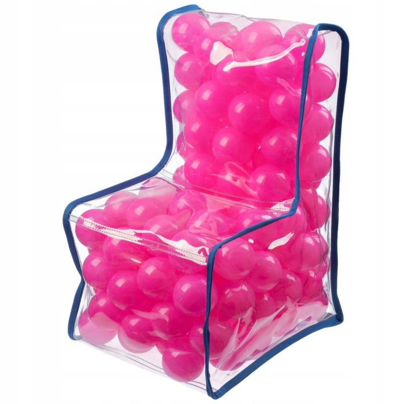 Fotelik KADAX Dla Dzieci Krzesełko Piłki Różowe 56cm 1szt.