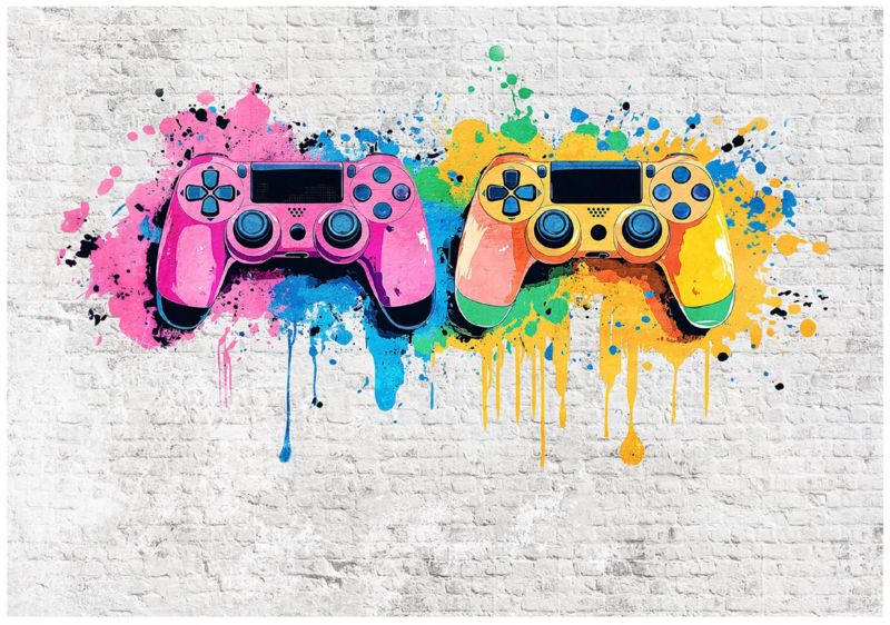 Fototapeta Dla Dzieci Młodzieżowa Gaming WALLARENA 300x210 cm Tapeta Na Flizelinie 1 szt.
