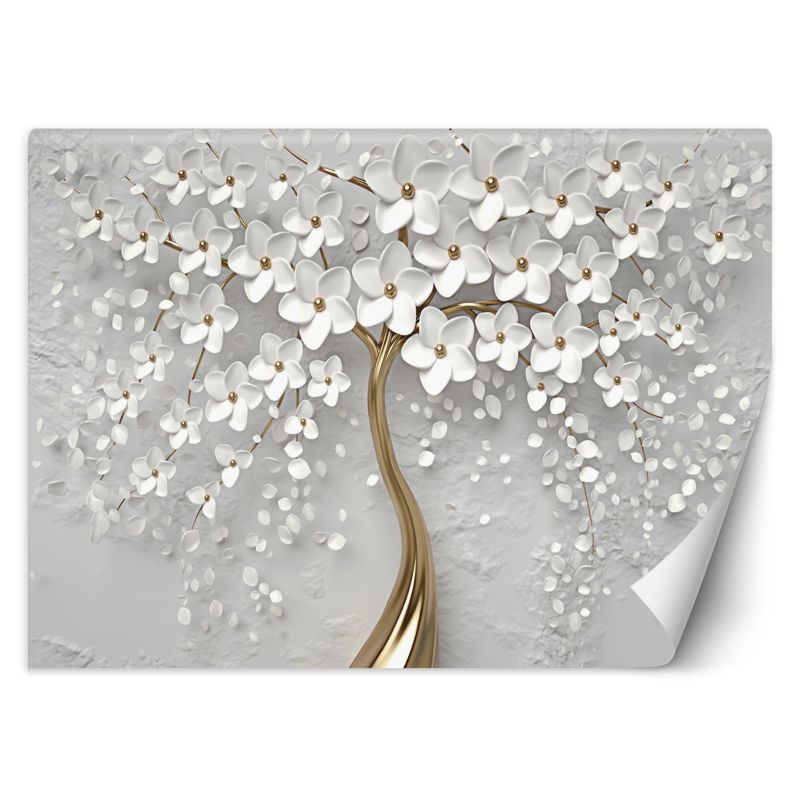 Fototapeta Feeby Abstrakcja drzewo kwiaty natura 3D  350x245 1 szt