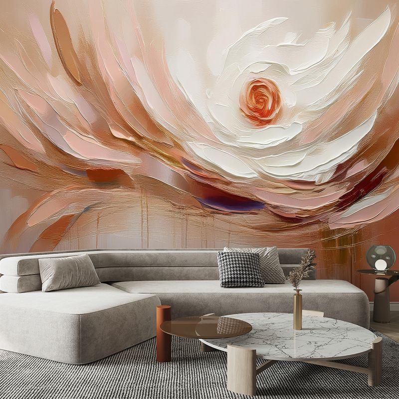 Fototapeta Feeby Abstrakcja Kwiat Malowany  100x70 1 szt