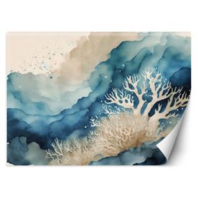 Fototapeta Feeby Abstrakcja morska akwarela  350x245 1 szt