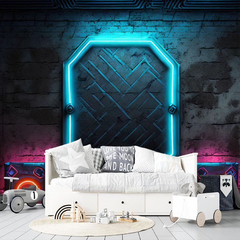 Fototapeta Feeby Abstrakcja neonowa Sci Fi  100x70 1 szt
