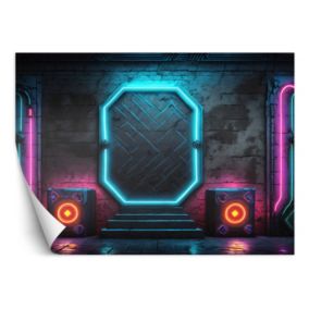 Fototapeta Feeby Abstrakcja neonowa Sci Fi  350x245 1 szt