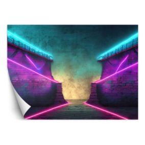 Fototapeta Feeby Abstrakcja tekstury neonowej  200x140 1 szt