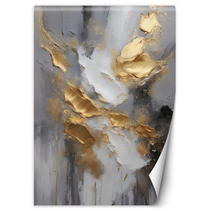 Fototapeta Feeby Abstrakcja Złoty Szary w stylu Glamour  200x280 1 szt