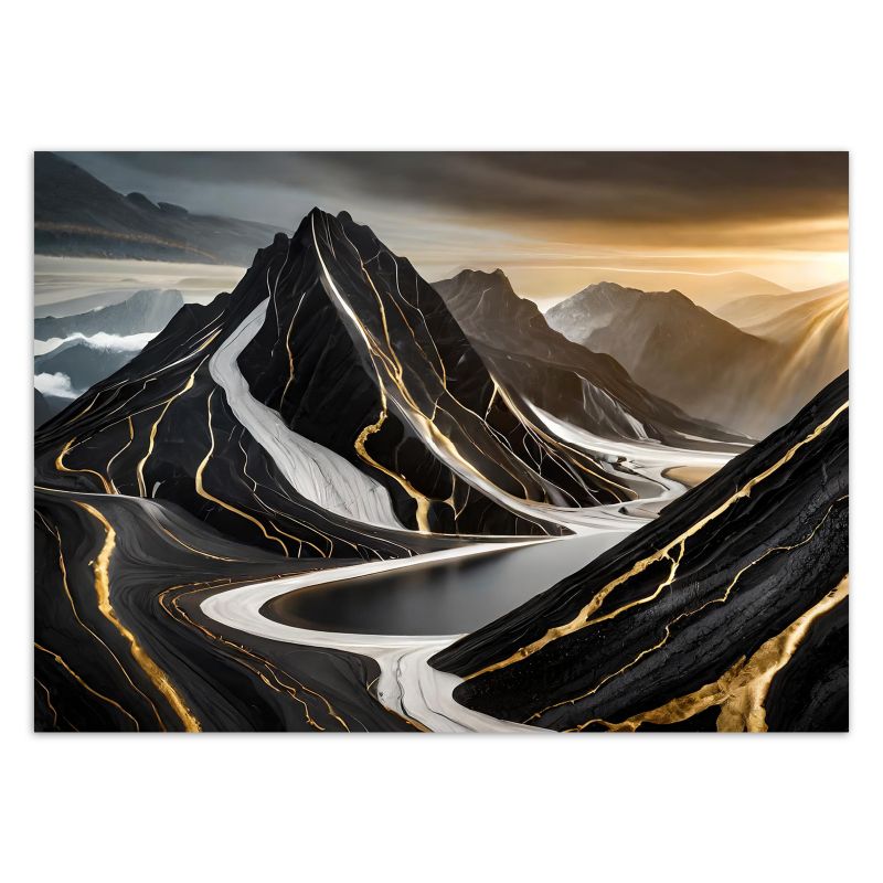 Fototapeta Feeby Abstrakcyjne Góry Minimalizm  200x140 1 szt