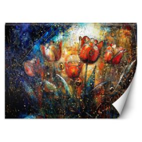 Fototapeta Feeby Abstrakcyjne Kwiaty Kolorowe  300x210 1 szt
