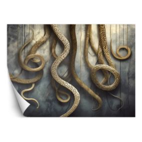 Fototapeta Feeby Abstrakcyjny złoty wąż  350x245 1 szt