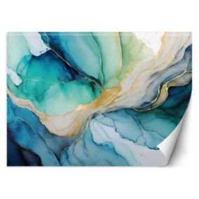 Fototapeta Feeby Akwarela abstrakcyjna niebieska  200x140 1 szt