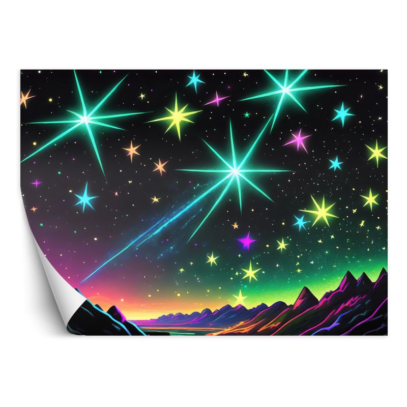 Fototapeta Feeby Aurora Borealis Landscape Neon  400x280 1 szt