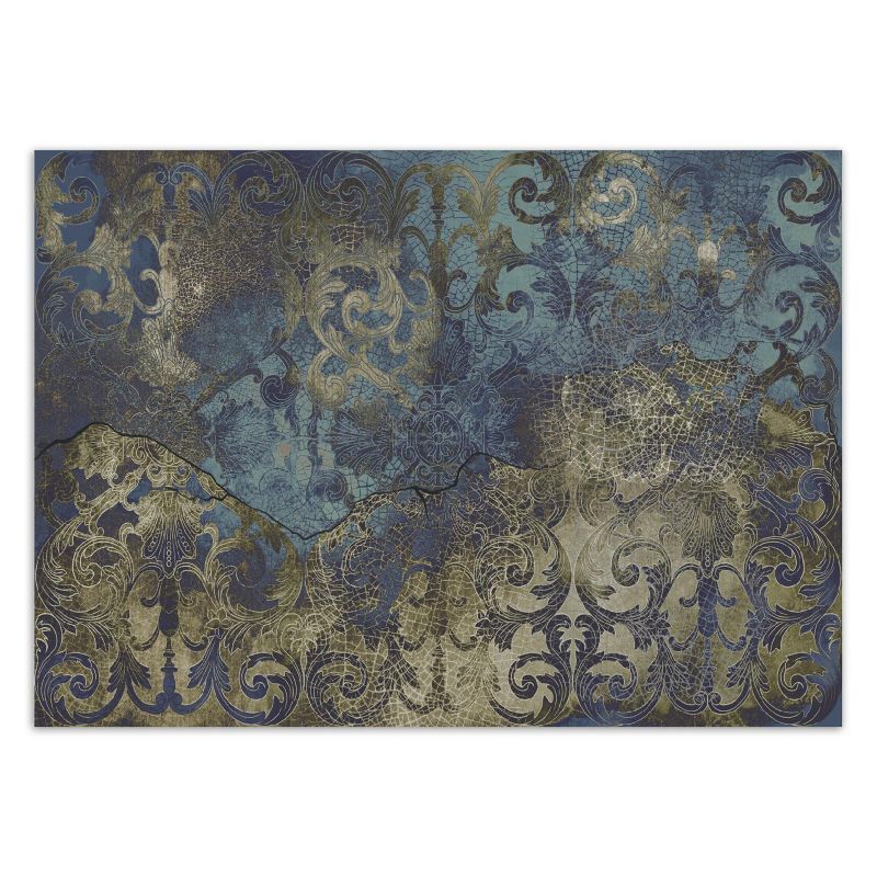 Fototapeta Feeby Błękitny ornament vintage  200x140 1 szt