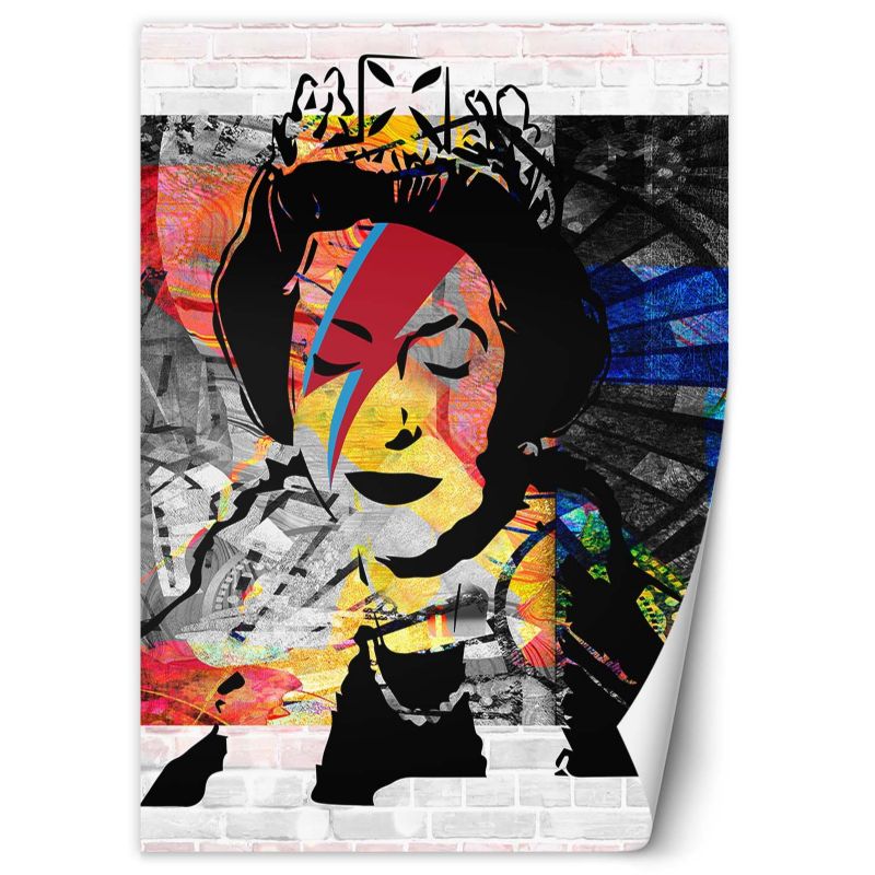 Fototapeta Feeby Banksy Królowa Anglii  100x140 1 szt