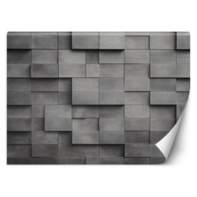 Fototapeta Feeby Betonowa ściana sześciany 3D  300x210 1 szt
