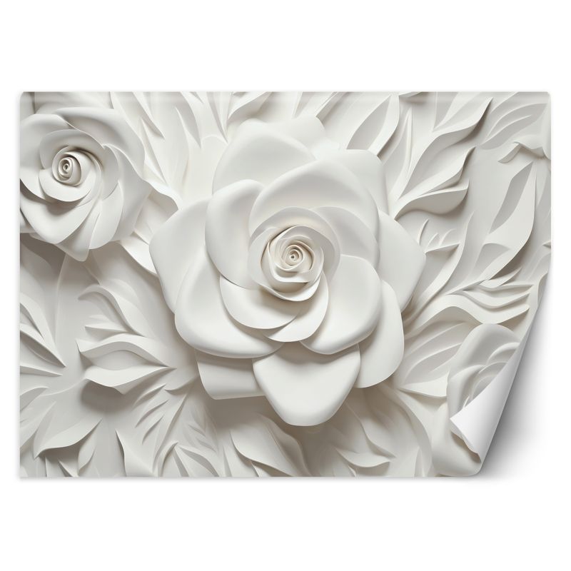 Fototapeta Feeby Białe kwiaty 3D  250x175 1 szt