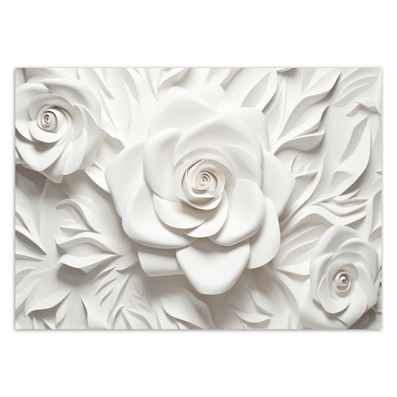 Fototapeta Feeby Białe kwiaty 3D  250x175 1 szt