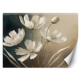 Fototapeta Feeby Biały kwiat abstrakcja  150x105 1 szt