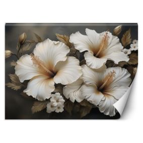 Fototapeta Feeby Biały kwiat Natura  150x105 1 szt
