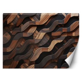 Fototapeta Feeby Brązowe fale abstrakcja 3D  300x210 1 szt