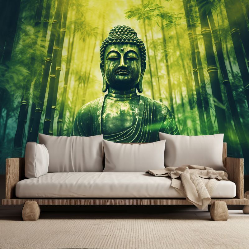 Fototapeta Feeby Budda i bambusy zen  400x280 1 szt