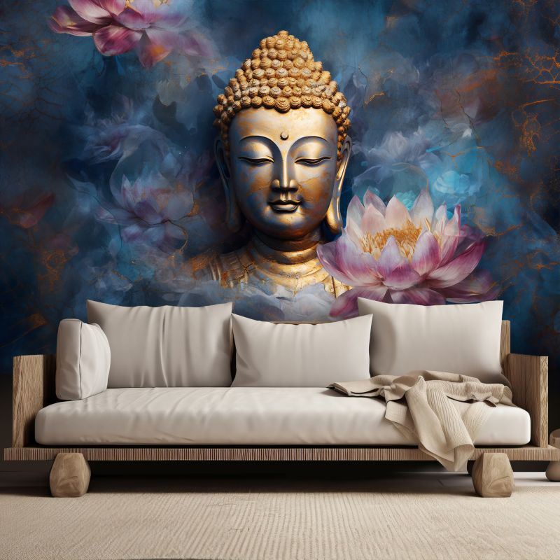 Fototapeta Feeby Budda i kwiaty zen  300x210 1 szt
