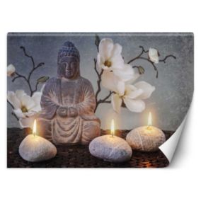 Fototapeta Feeby Budda i świece  100x70 1 szt