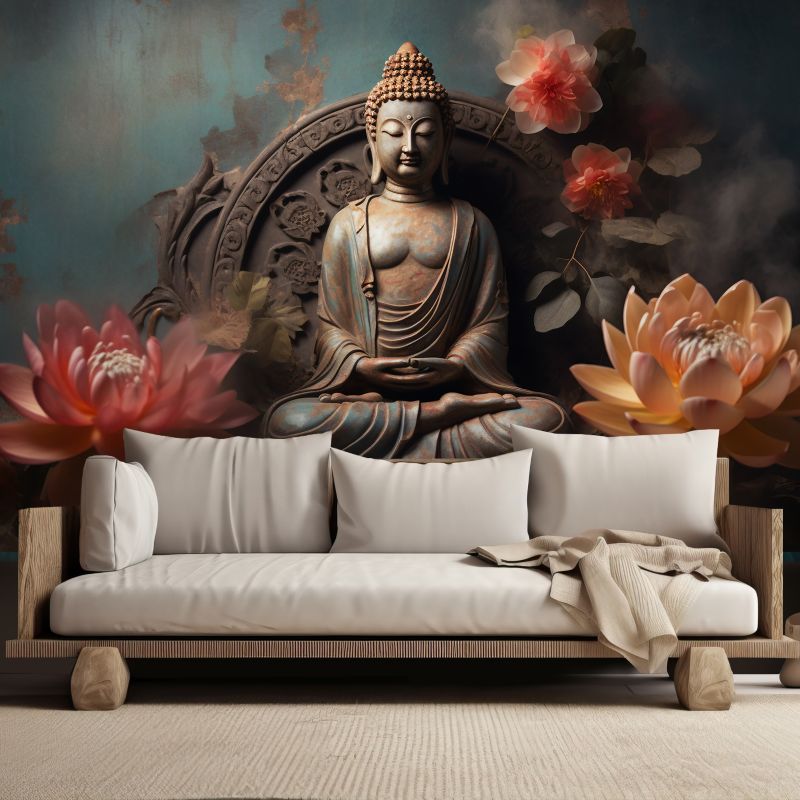 Fototapeta Feeby Budda Kwiaty Zen  400x280 1 szt