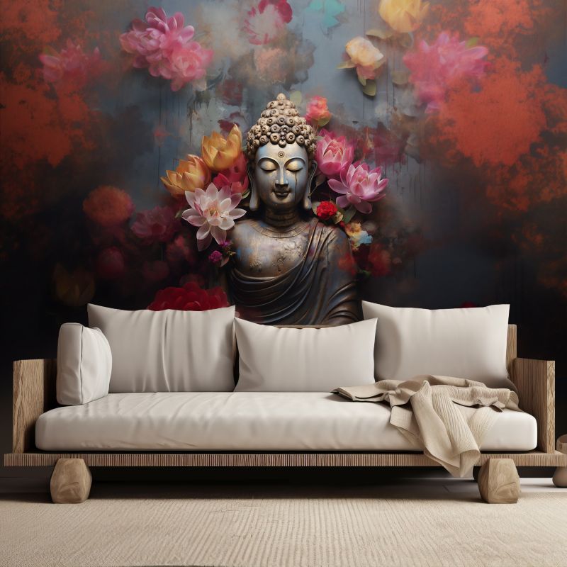 Fototapeta Feeby Budda Kwiaty Zen Abstrakcja  400x280 1 szt