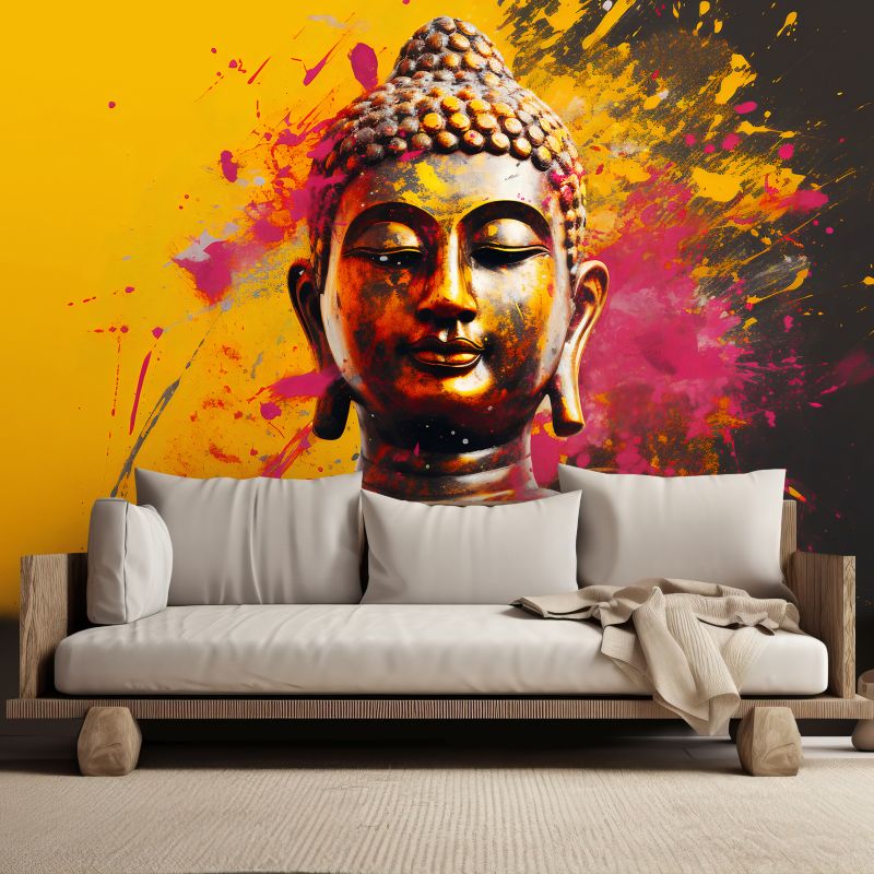 Fototapeta Feeby Budda na abstrakcyjnym tle  350x245 1 szt
