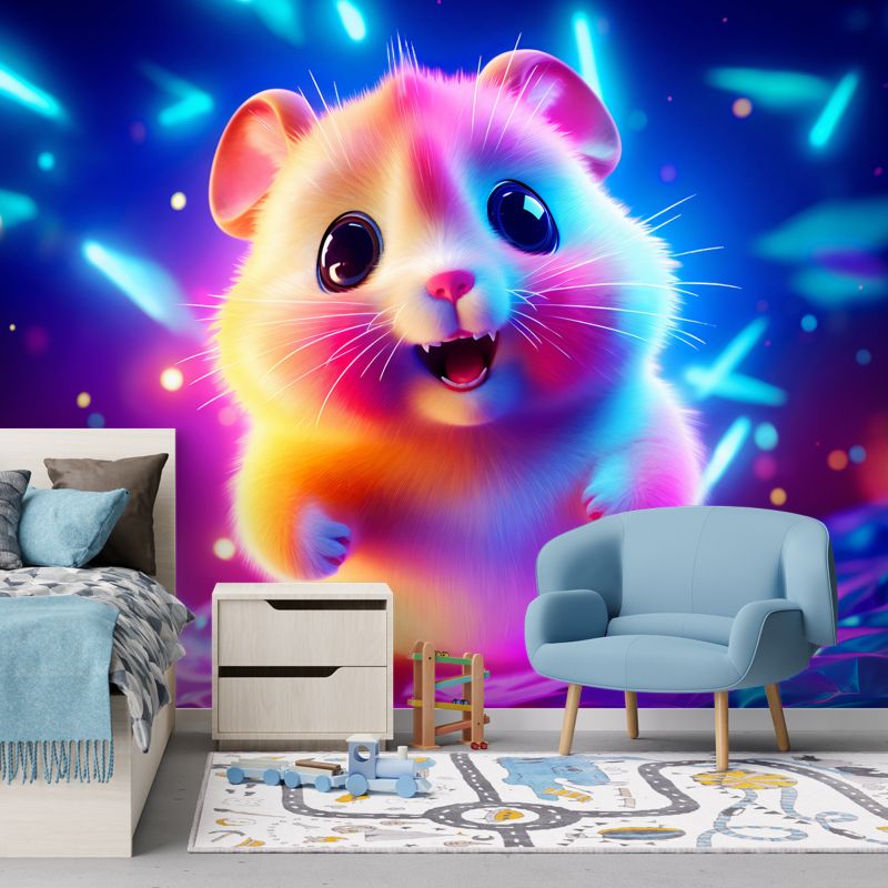 Fototapeta Feeby Chomik neon  254x184 1 szt