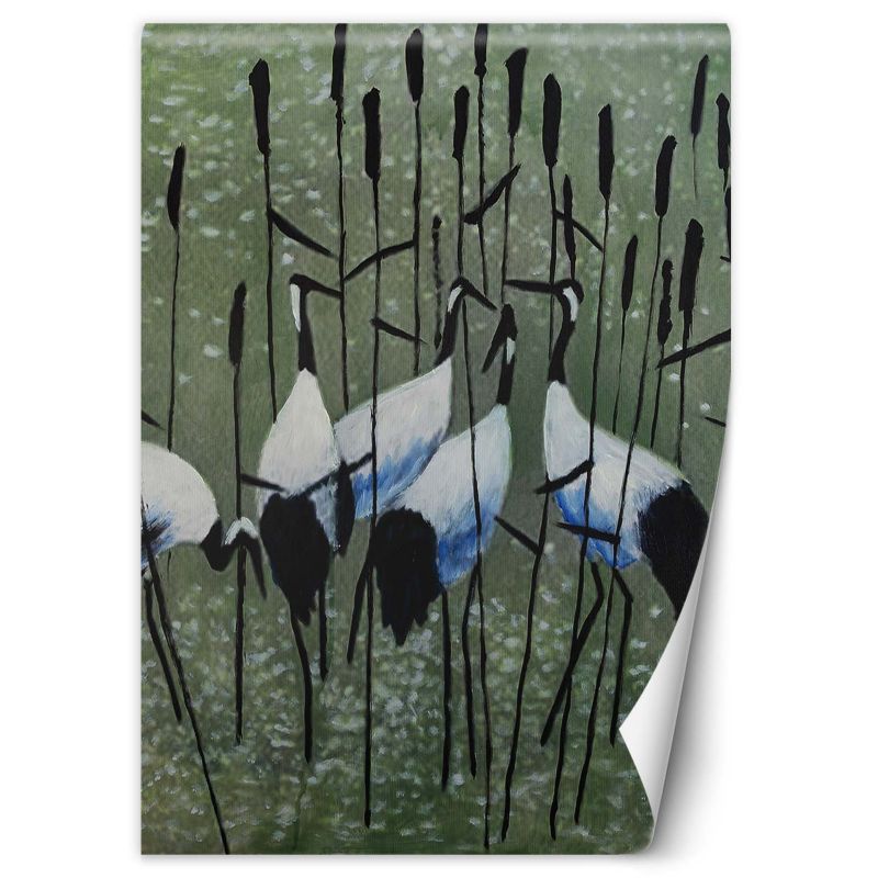 Fototapeta Feeby Czaple na łące  100x140 1 szt