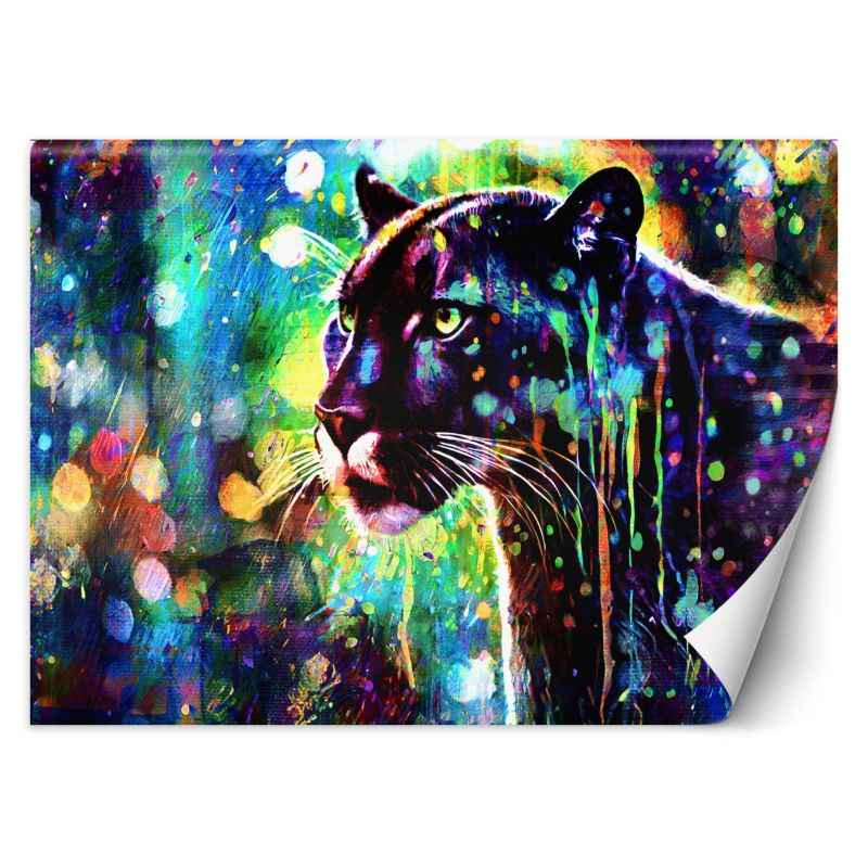 Fototapeta Feeby Czarna pantera Abstrakcja  250x175 1 szt