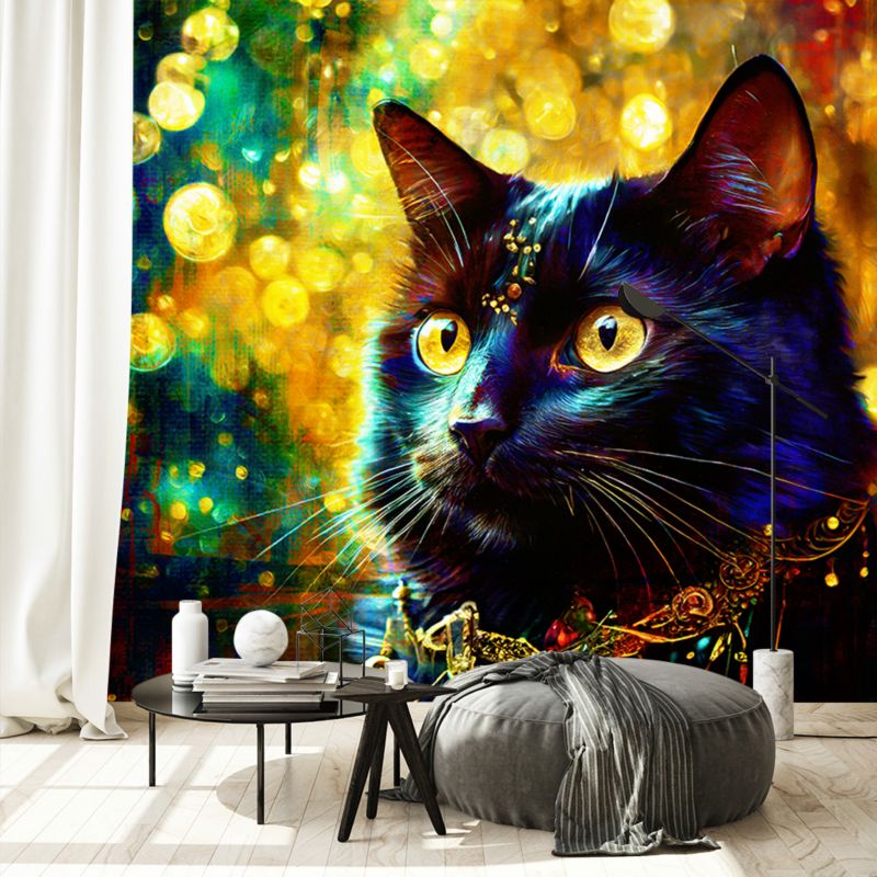 Fototapeta Feeby Czarny Kot Abstrakcja  100x70 1 szt