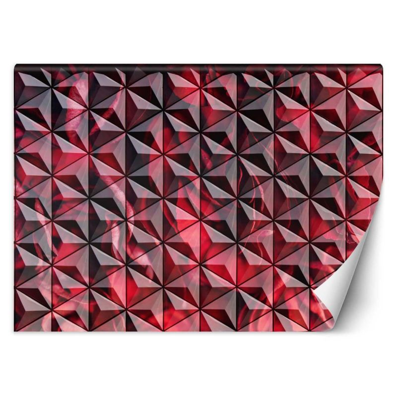 Fototapeta Feeby Czerwona geometria  350x245 1 szt