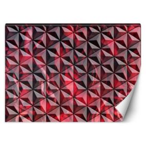 Fototapeta Feeby Czerwona geometria  350x245 1 szt