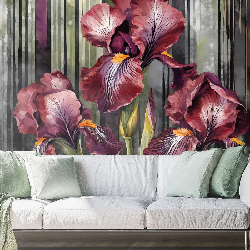 Fototapeta Feeby Czerwone kwiaty  450x315 1 szt