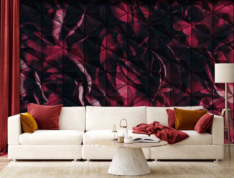 Fototapeta Feeby Czerwone płatki kwiatów  100x70 1 szt