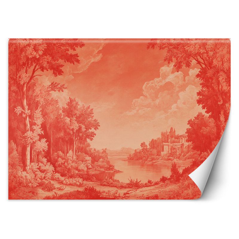 Fototapeta Feeby Czerwony Krajobraz Natura  300x210 1 szt