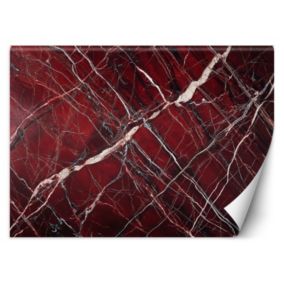 Fototapeta Feeby Czerwony Marmur ze Złotem Styl Glamour  350x245 1 szt