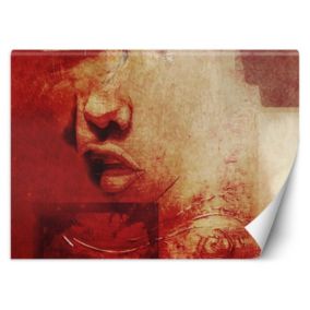 Fototapeta Feeby Delikatne kobiece usta abstrakcja  100x70 1 szt