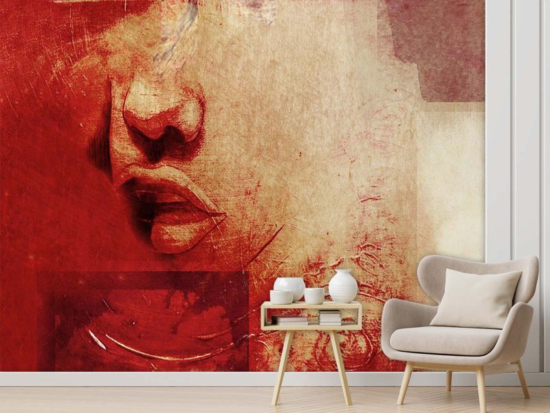 Fototapeta Feeby Delikatne kobiece usta abstrakcja  100x70 1 szt