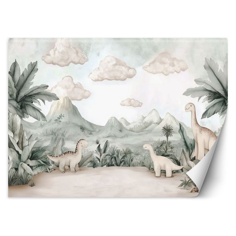 Fototapeta Feeby Dinozaury Jurajski świat w pastelach  400x280 1 szt