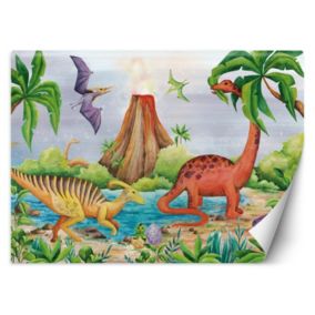 Fototapeta Feeby Dinozaury nad jeziorem  100x70 1 szt