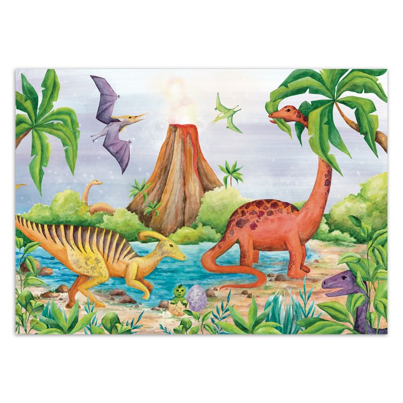 Fototapeta Feeby Dinozaury nad jeziorem  100x70 1 szt