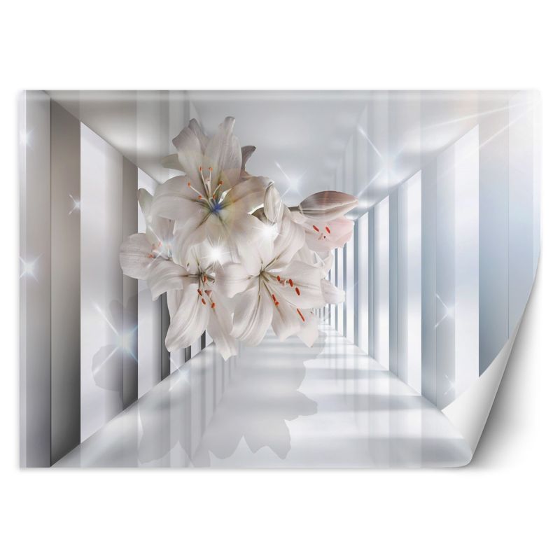 Fototapeta Feeby do pokoju Kwiaty w tunelu 3D  200x140 1 szt