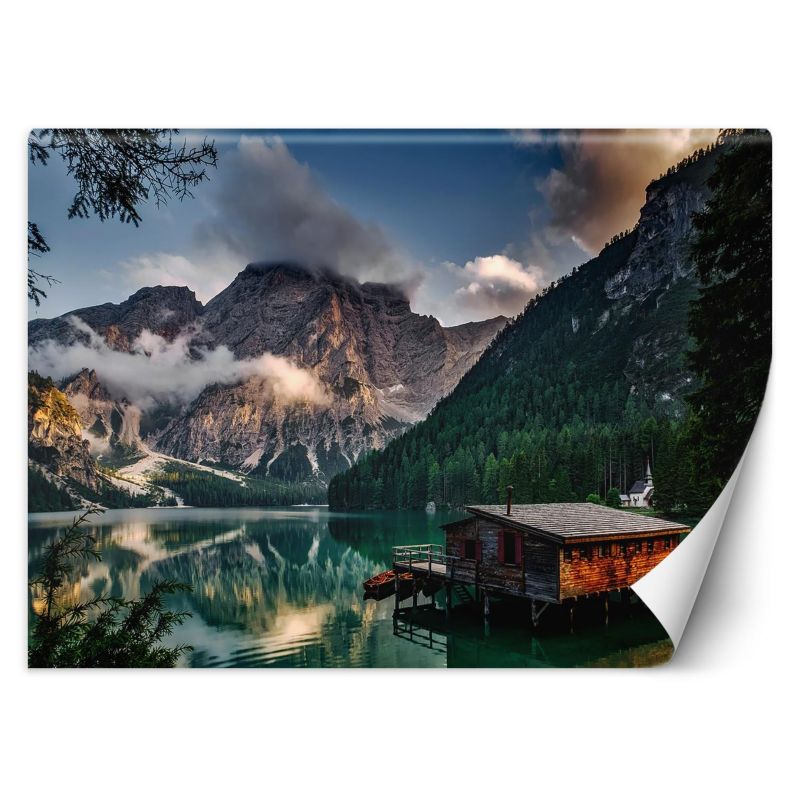 Fototapeta Feeby Domek nad górskim jeziorem  150x105 1 szt